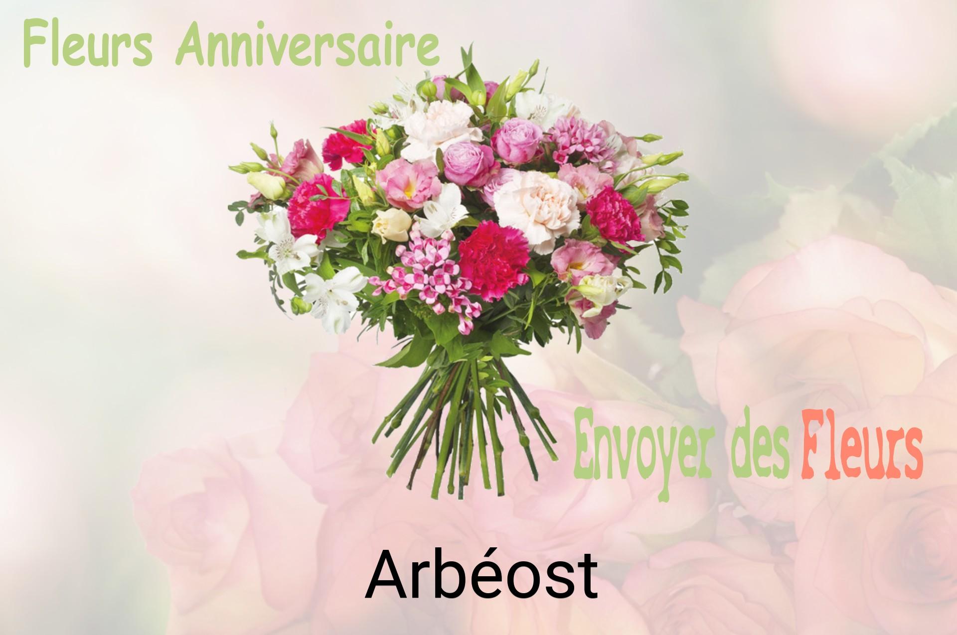 Bouquet de fleurs d’anniversaire livré à Arbéost